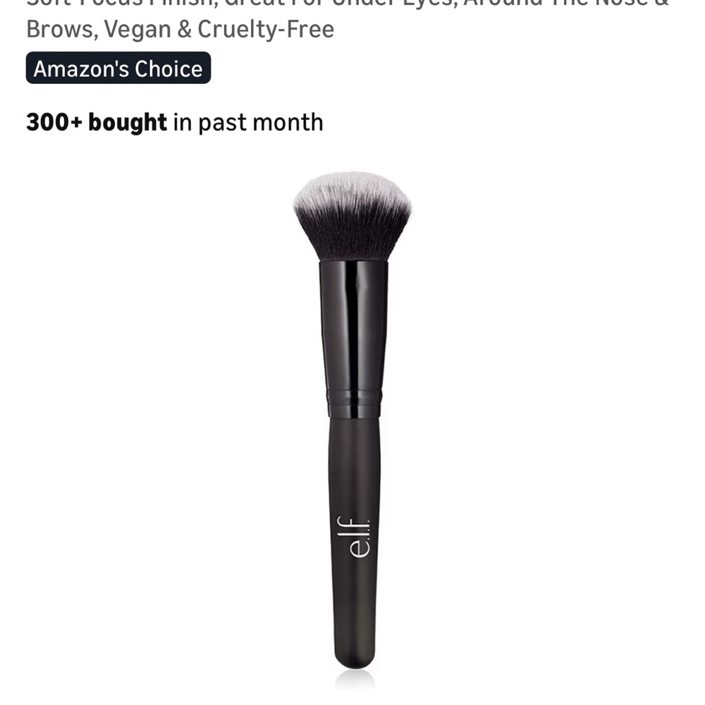 ELF Powder Blurring Brush - Black - Picture 2 of 6